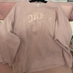 DKNY Women's Soft Blush Crew Neck Sweater